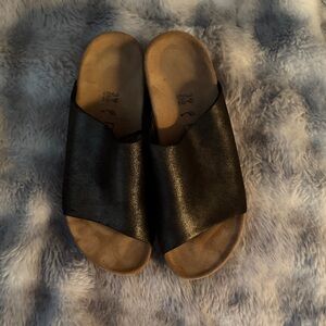 Black Birkenstock Sandals, Papillio